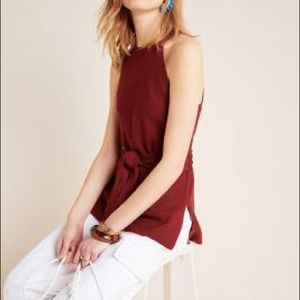 🍐2 for $30🍐 Anthropologie Top Annette Belted Tank Halter